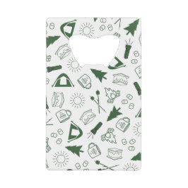 Abrebotellas De Tarjeta De Crédito Camp Bachelorette Green Cooler