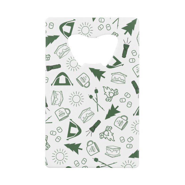 Abrebotellas De Tarjeta De Crédito Camp Bachelorette Green Cooler (Anverso)