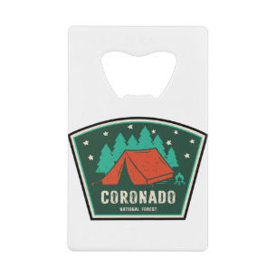 Abrebotellas De Tarjeta De Crédito Camping Forestal Nacional Coronado
