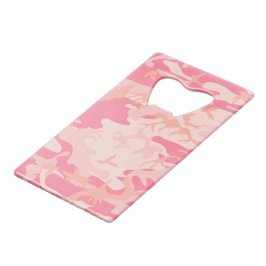 Abrebotellas De Tarjeta De Crédito Camuflaje rosa, ejército, ejército