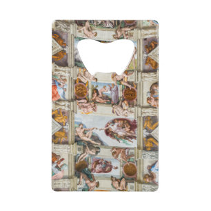 Abrebotellas De Tarjeta De Crédito Capilla Sixtina Michelangelo - Vaticano, Roma, Ita