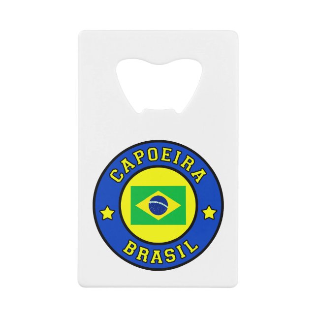 Abrebotellas De Tarjeta De Crédito Capoeira Brasil (Anverso)