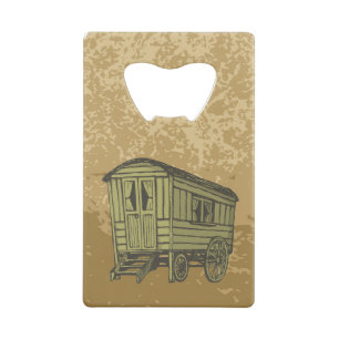Abrebotellas De Tarjeta De Crédito caravana gitana