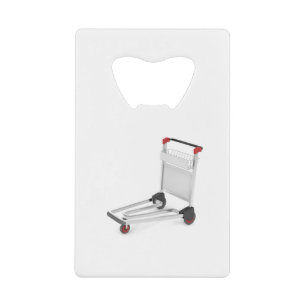 Abrebotellas De Tarjeta De Crédito Carretilla del aeropuerto
