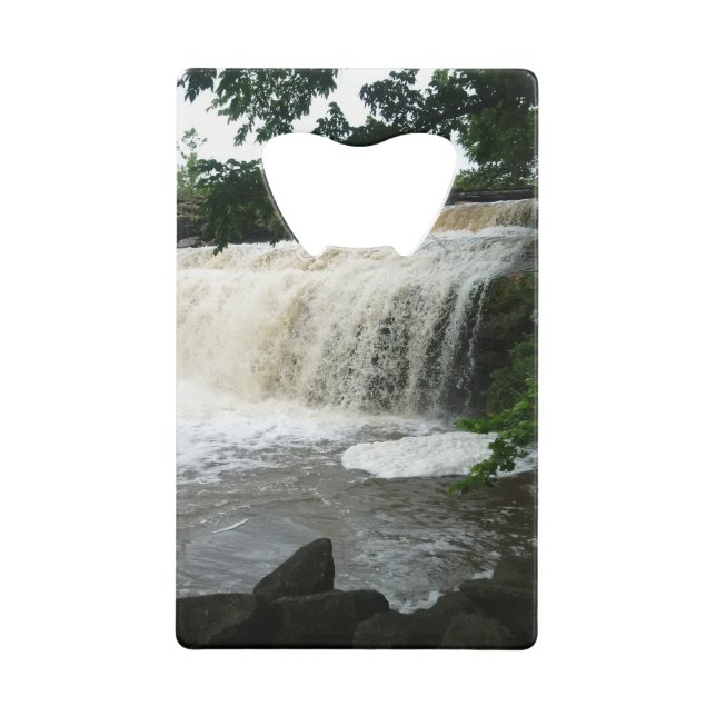 Abrebotellas De Tarjeta De Crédito Cascada (Anverso)