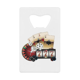 Abrebotellas De Tarjeta De Crédito casino, vegas, póquer, juegos de azar, adulto