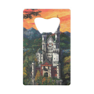Abrebotellas De Tarjeta De Crédito Castillo Schloss Neuschwanstein
