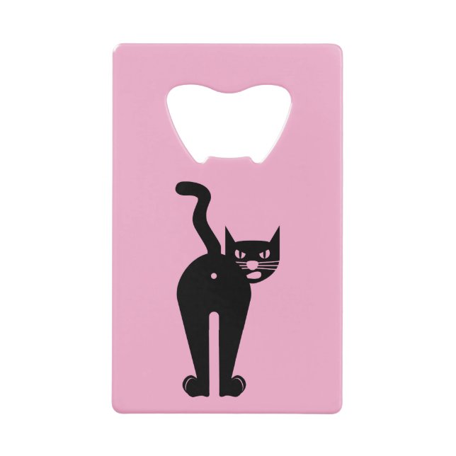 Abrebotellas De Tarjeta De Crédito Cattitude  (Anverso)