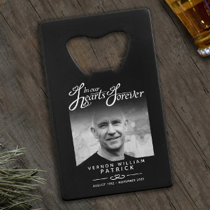 Abrebotellas De Tarjeta De Crédito Celebración personalizada del favor de la vida