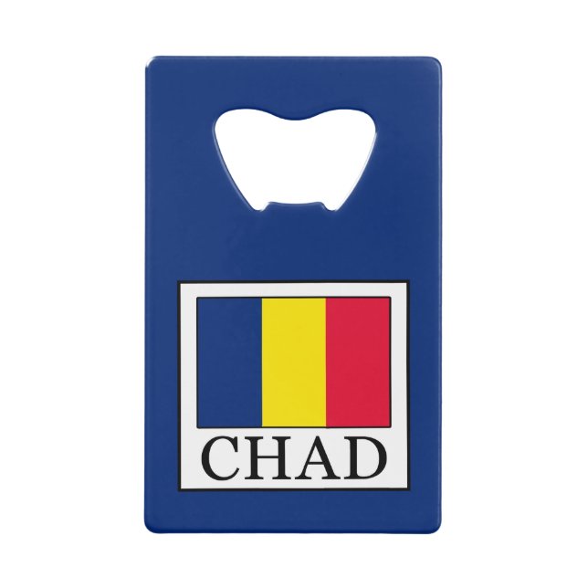 Abrebotellas De Tarjeta De Crédito Chad (Anverso)