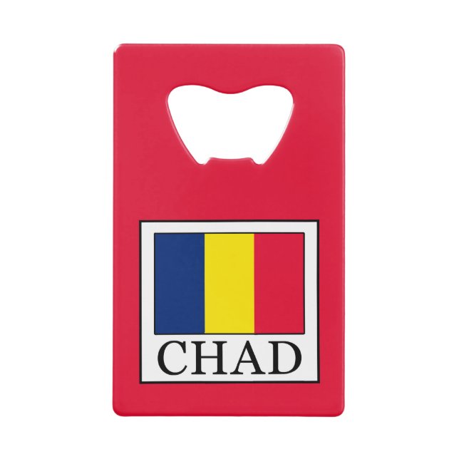 Abrebotellas De Tarjeta De Crédito Chad (Anverso)