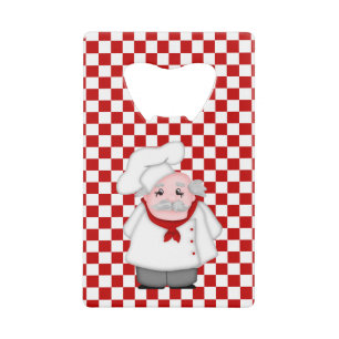 Abrebotellas De Tarjeta De Crédito Chef Italiano-Tarjeta de crédito Botella Abierto 0