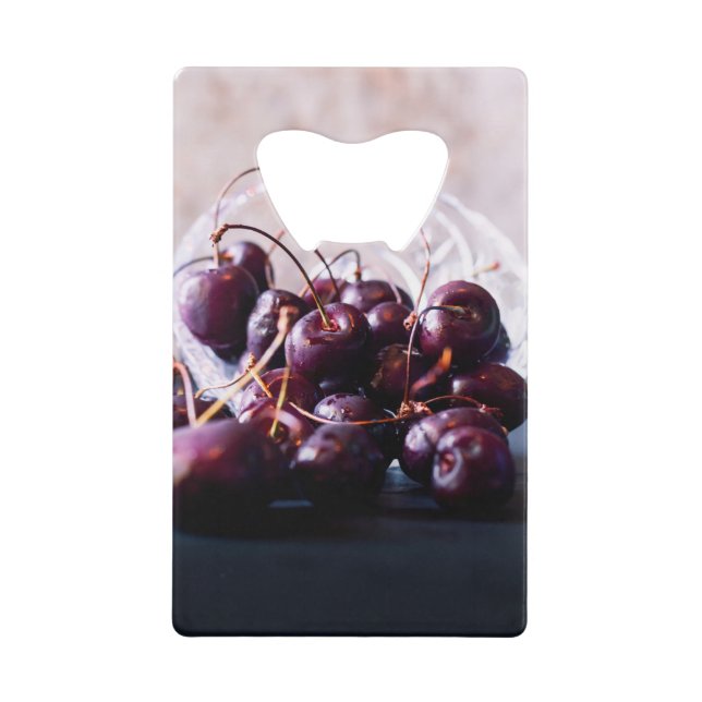 Abrebotellas De Tarjeta De Crédito Cherry (Anverso)