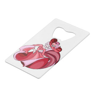 Abrebotellas De Tarjeta De Crédito Chica de danza rosa