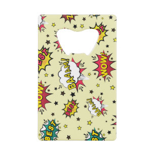 Abrebotellas De Tarjeta De Crédito Chicas Boys Vintage Patch Art