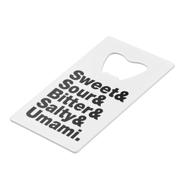 Abrebotellas De Tarjeta De Crédito Cinco pruebas básicas (Ángulo frontal)