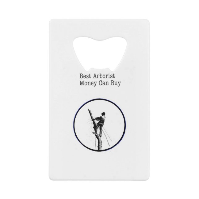 Abrebotellas De Tarjeta De Crédito Cirujano arborisco de chainsaw (Anverso)