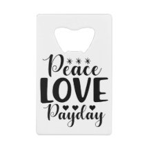 Cita divertida de Peace Love Payday