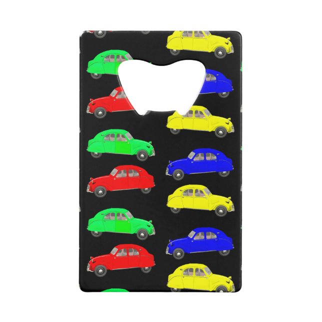 Abrebotellas De Tarjeta De Crédito Citroen 2 CV Deux Chevaux (Anverso)