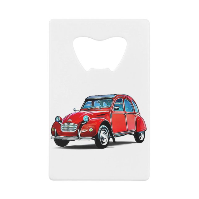 Abrebotellas De Tarjeta De Crédito Citroen 2CV Personalizado (Anverso)