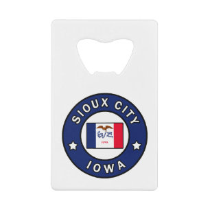 Abrebotellas De Tarjeta De Crédito Ciudad Sioux Iowa