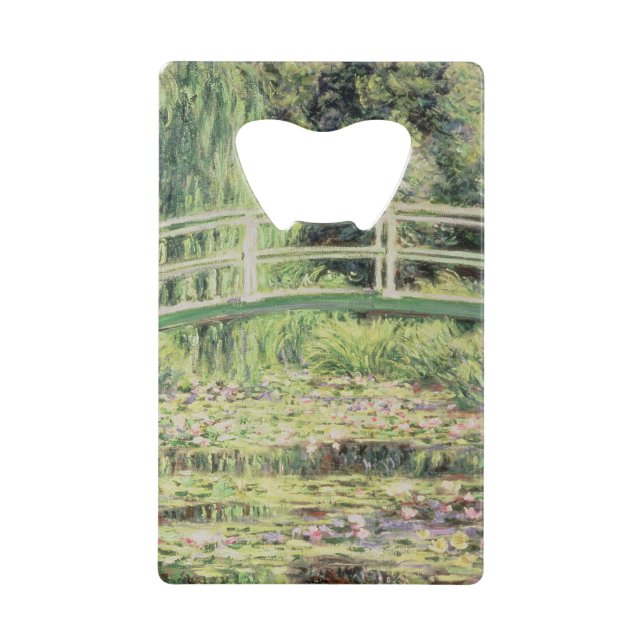 Abrebotellas De Tarjeta De Crédito Claude Monet el | Nenuphars blanco, 1899 (Anverso)