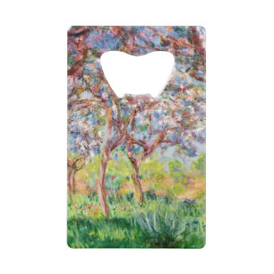 Abrebotellas De Tarjeta De Crédito Claude Monet el Printemps un Giverny
