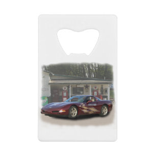 Abrebotellas De Tarjeta De Crédito Coche Chevy Corvette Pace 2003