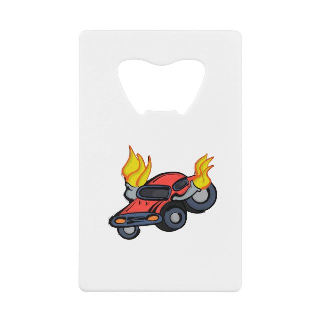 Abrebotellas De Tarjeta De Crédito Coche de inflamación (Anverso)