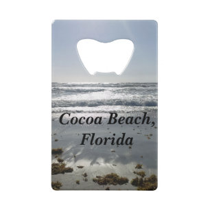 Abrebotellas De Tarjeta De Crédito Cocoa Beach, Florida Bottle Opener
