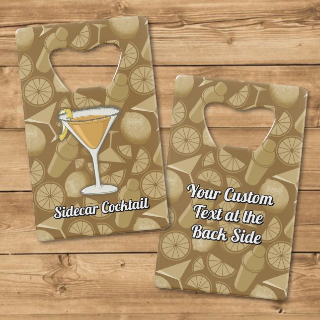 Abrebotellas De Tarjeta De Crédito Cóctel Sidecar (Subido por el creador)