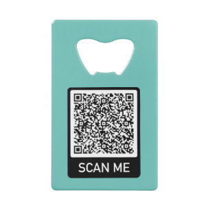 Abrebotellas De Tarjeta De Crédito Código QR Escaneo Me Botella moderna Abrir tus col