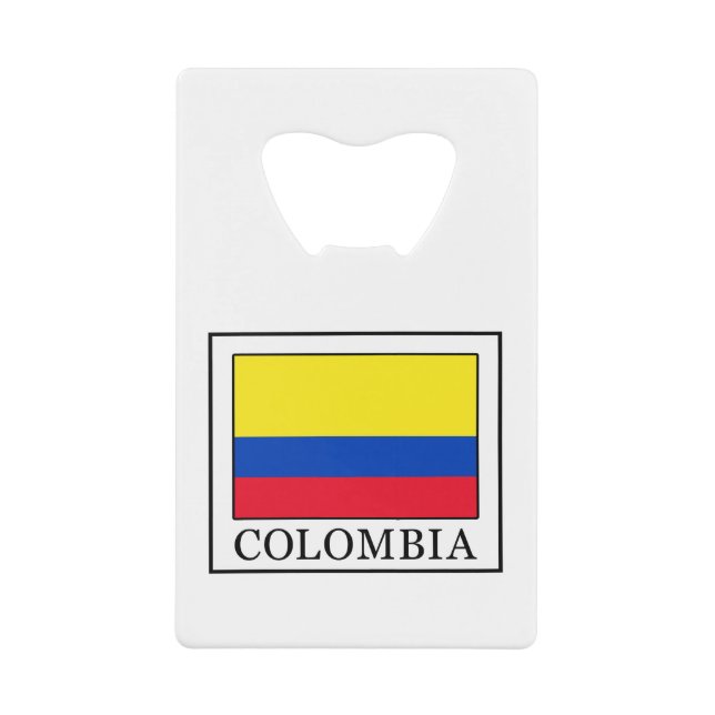 Abrebotellas De Tarjeta De Crédito Colombia (Anverso)