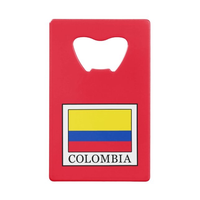 Abrebotellas De Tarjeta De Crédito Colombia (Anverso)