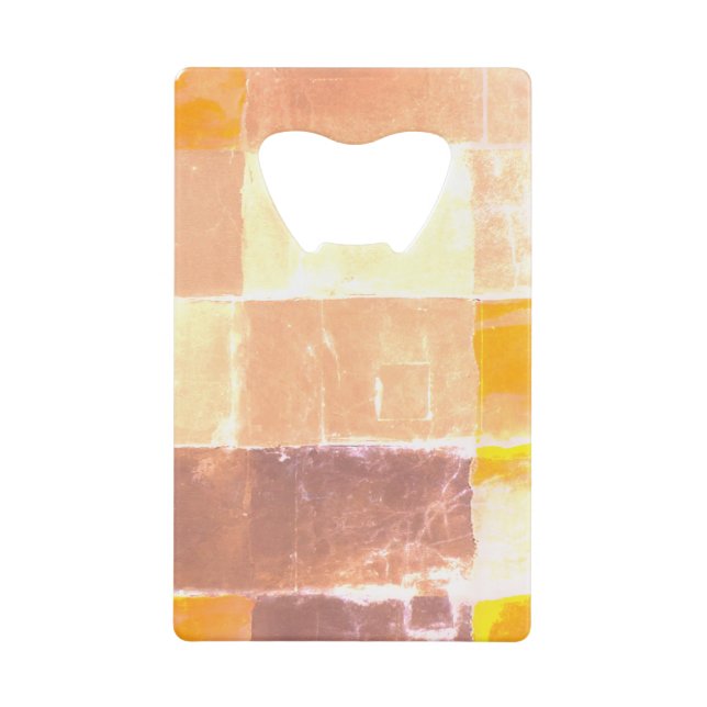 Abrebotellas De Tarjeta De Crédito Colores blandos amarillos Vwndretti (Anverso)