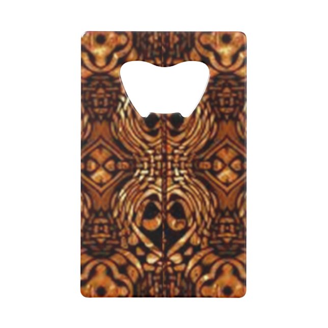 Abrebotellas De Tarjeta De Crédito Colores de estilos clásicos (Anverso)