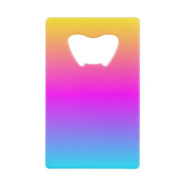 Abrebotellas De Tarjeta De Crédito Colores Fluyentes Esenciales Coloridos Alegres