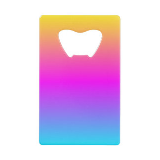 Abrebotellas De Tarjeta De Crédito Colores Fluyentes Esenciales Coloridos Alegres