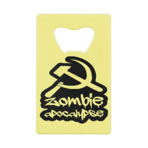 Abrebotellas De Tarjeta De Crédito Commiten Commiist Zombie Apocalypse #