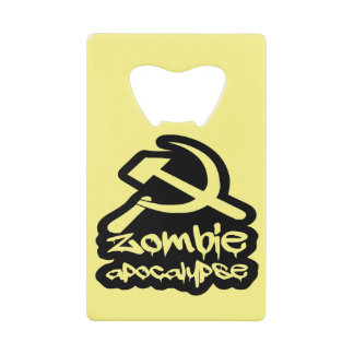 Abrebotellas De Tarjeta De Crédito Commiten Commiist Zombie Apocalypse #