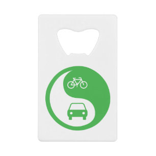 Abrebotellas De Tarjeta De Crédito Comparte la Carretera Yin Yang