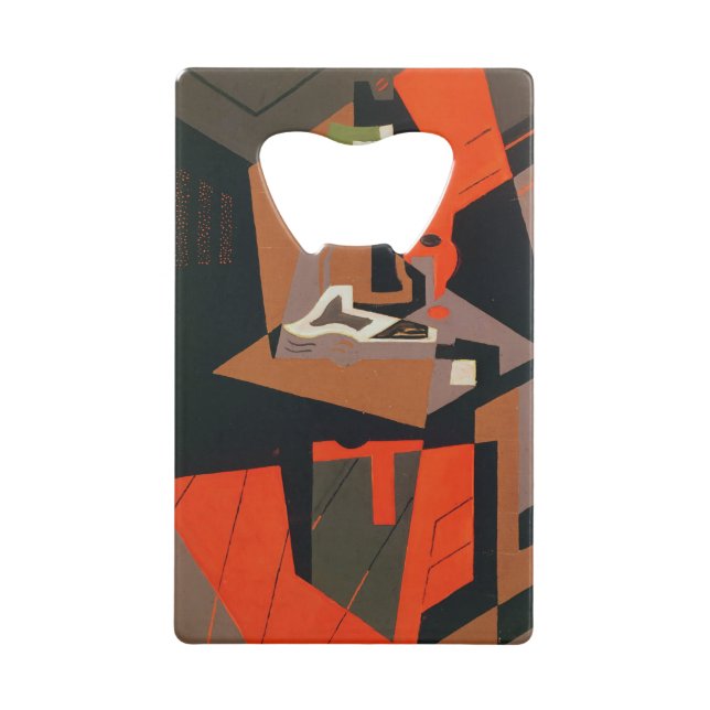 Abrebotellas De Tarjeta De Crédito Composición (aceite en lona) (Anverso)