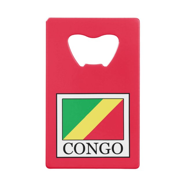 Abrebotellas De Tarjeta De Crédito Congo (Anverso)