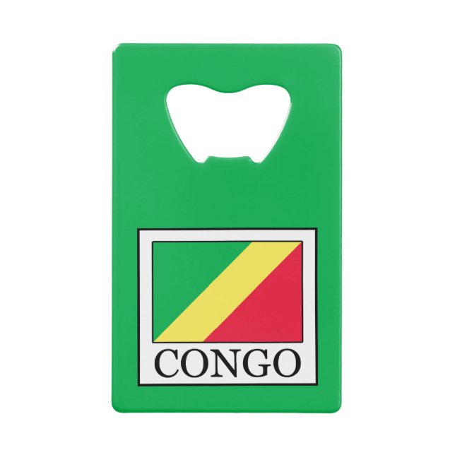 Abrebotellas De Tarjeta De Crédito Congo (Anverso)