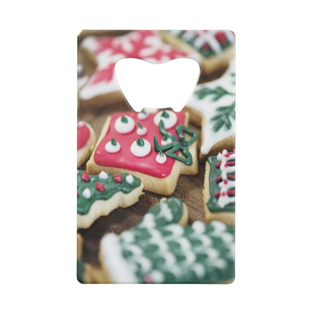 Abrebotellas De Tarjeta De Crédito Cookies de navidades (Reverso)