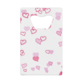 Abrebotellas De Tarjeta De Crédito Corazones
