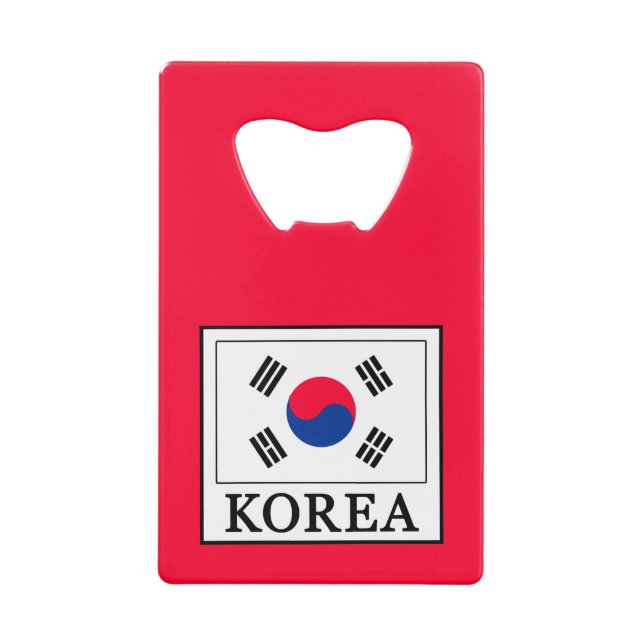 Abrebotellas De Tarjeta De Crédito Corea (Anverso)