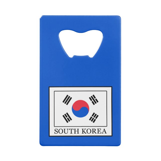Abrebotellas De Tarjeta De Crédito Corea del Sur (Anverso)