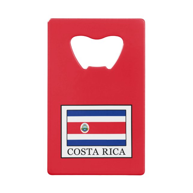 Abrebotellas De Tarjeta De Crédito Costa Rica (Anverso)