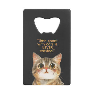 Abrebotellas De Tarjeta De Crédito Cota de gato de Sigmund Freud